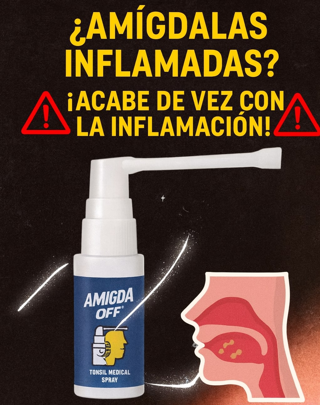 AmigdalOFF™ – Acaba con la inflamación de las amígdalas