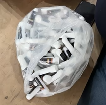 Gray helmet for bikers