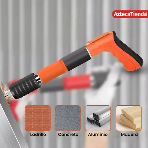 Pistola Fijadora Clavos Portátil