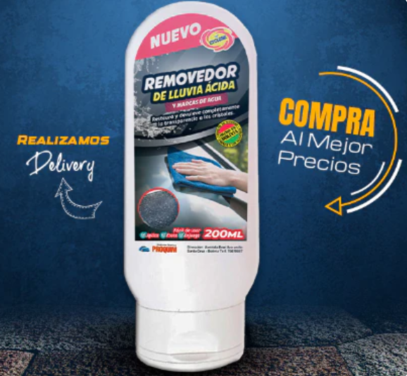 Limpiador de Película de Aceite para Vidrios de Autos