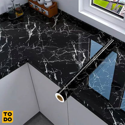 Papel Adhesivo Tipo Marmol (Para mesones, comedores y paredes)