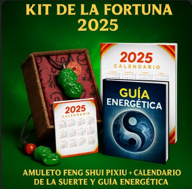 Kit de la Fortuna 2025: Amuleto Feng Shui Pixiu